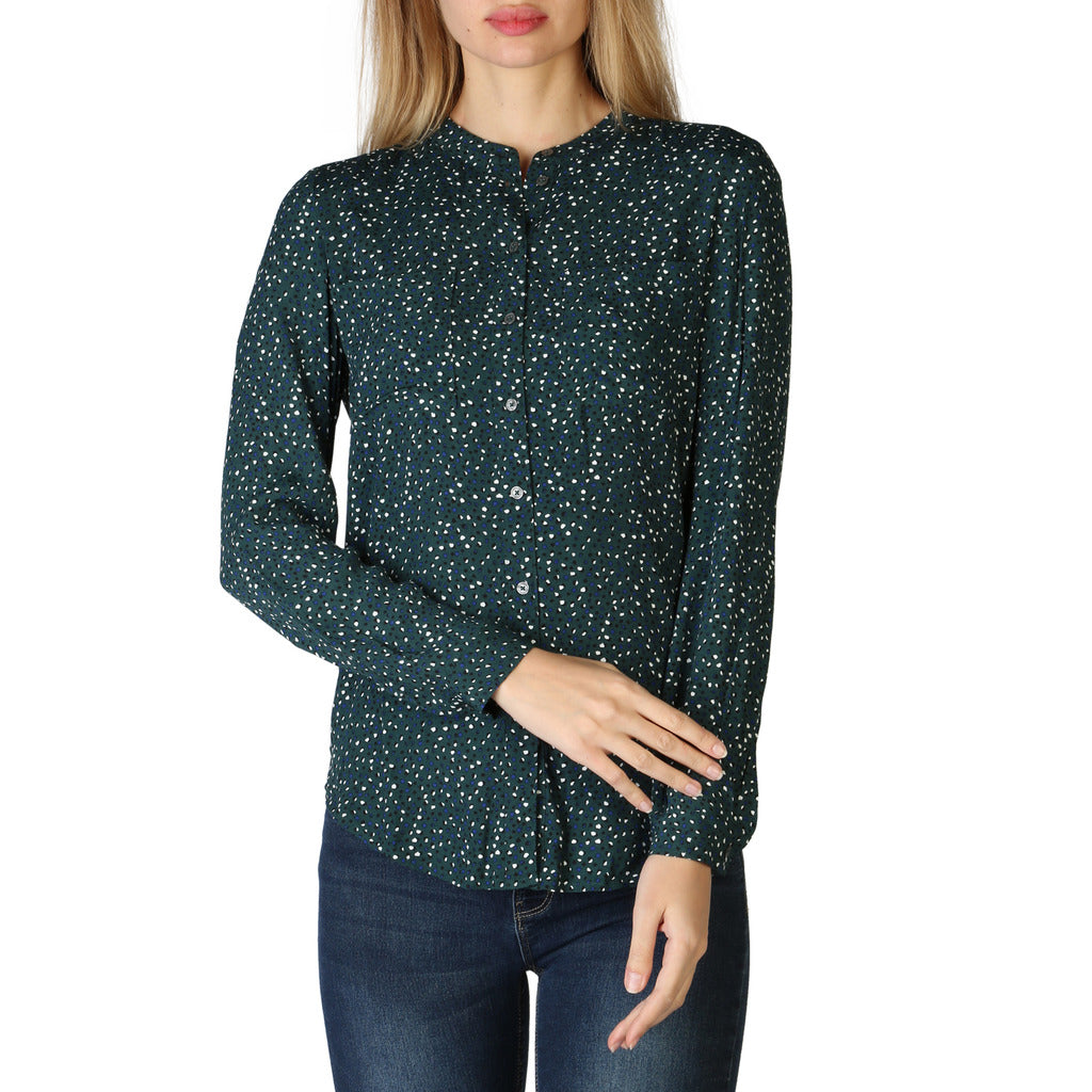 TOMMY HILFIGER green viscose Shirt