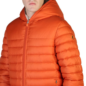 SAVE THE DUCK NATHAN orange nylon Down Jacket