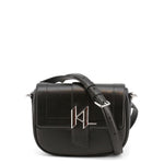 Load image into Gallery viewer, KARL LAGERFELD black leather Shoulder Bag
