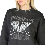 Load image into Gallery viewer, PEPE JEANS CADENCE black cotton Sweatshirt
