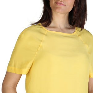 TOMMY HILFIGER yellow viscose T-Shirt