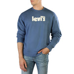 Load image into Gallery viewer, LEVI&#39;S blue cotton Sweatshirt
