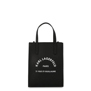 KARL LAGERFELD black leather Handbag
