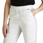 Load image into Gallery viewer, ARMANI EXCHANGE white linen Pants
