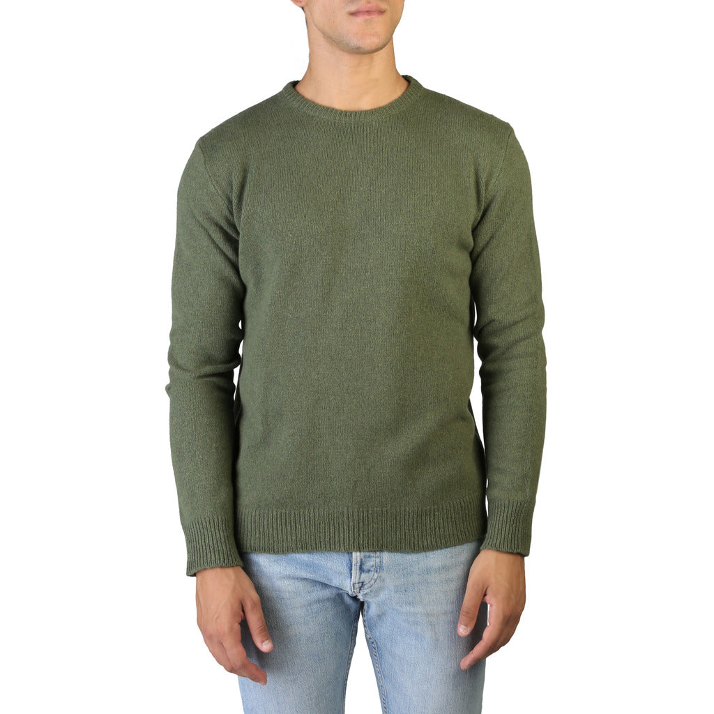 100% CASHMERE military green cashmere Sweater