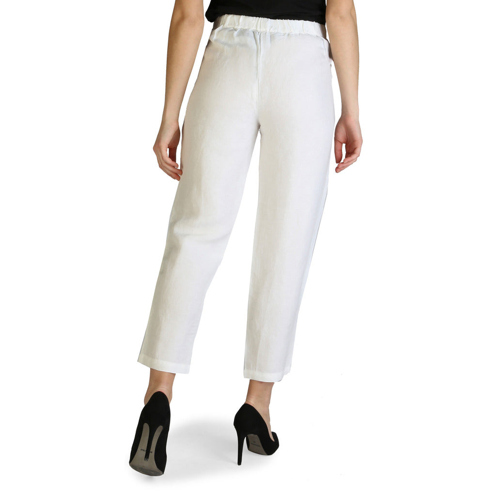 ARMANI EXCHANGE white linen Pants To Be Outlet