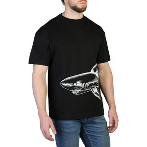 PALM ANGELS black cotton T-Shirt