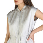 Load image into Gallery viewer, ARMANI EXCHANGE grey viscose Blouse
