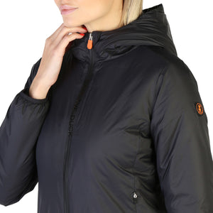 SAVE THE DUCK RUTH black nylon Outerwear Jacket