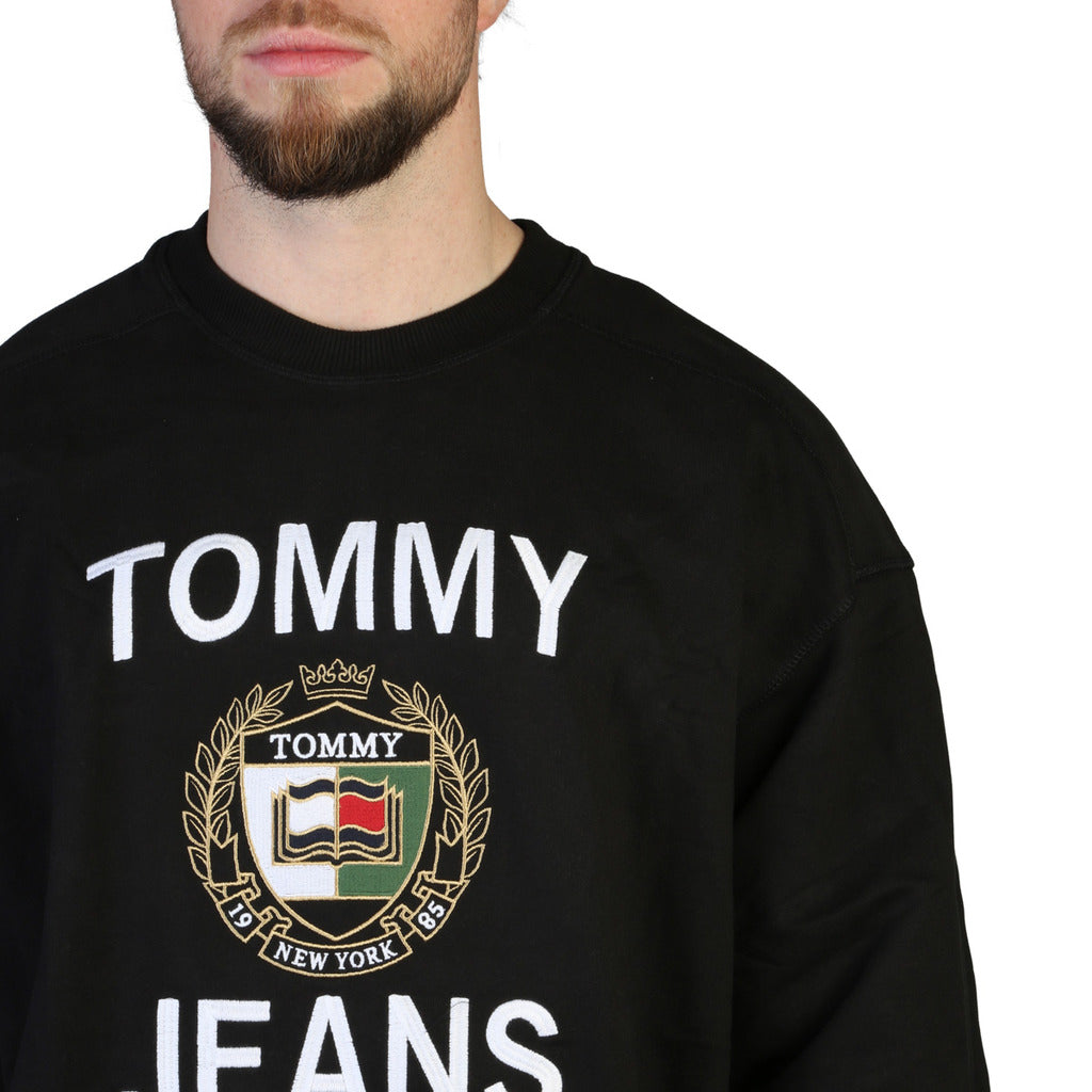 TOMMY HILFIGER black cotton Sweatshirt