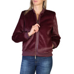 Load image into Gallery viewer, ARMANI EXCHANGE burgundy polyester Jacket
