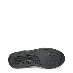 BIKKEMBERGS SIGGER grey leather Hi Top Sneakers