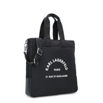 Load image into Gallery viewer, KARL LAGERFELD black fabric Tote
