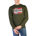 Load image into Gallery viewer, NAPAPIJRI BENCH green cotton Sweatshirt
