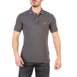 NAPAPIJRI grey cotton Polo Shirt